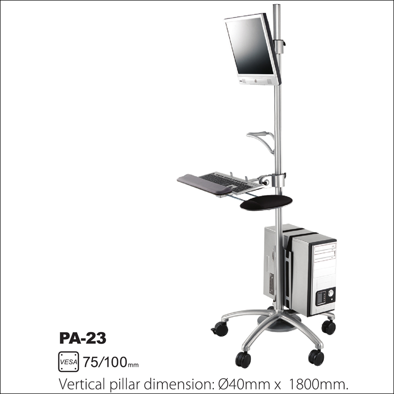 移动办公桌/移动电脑桌PA-23/PA-24 - 格利特（Greatsolid）液晶显示器支架官网